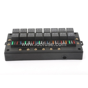 12V 24 Way Auto Waterproof Fuse Relay Box